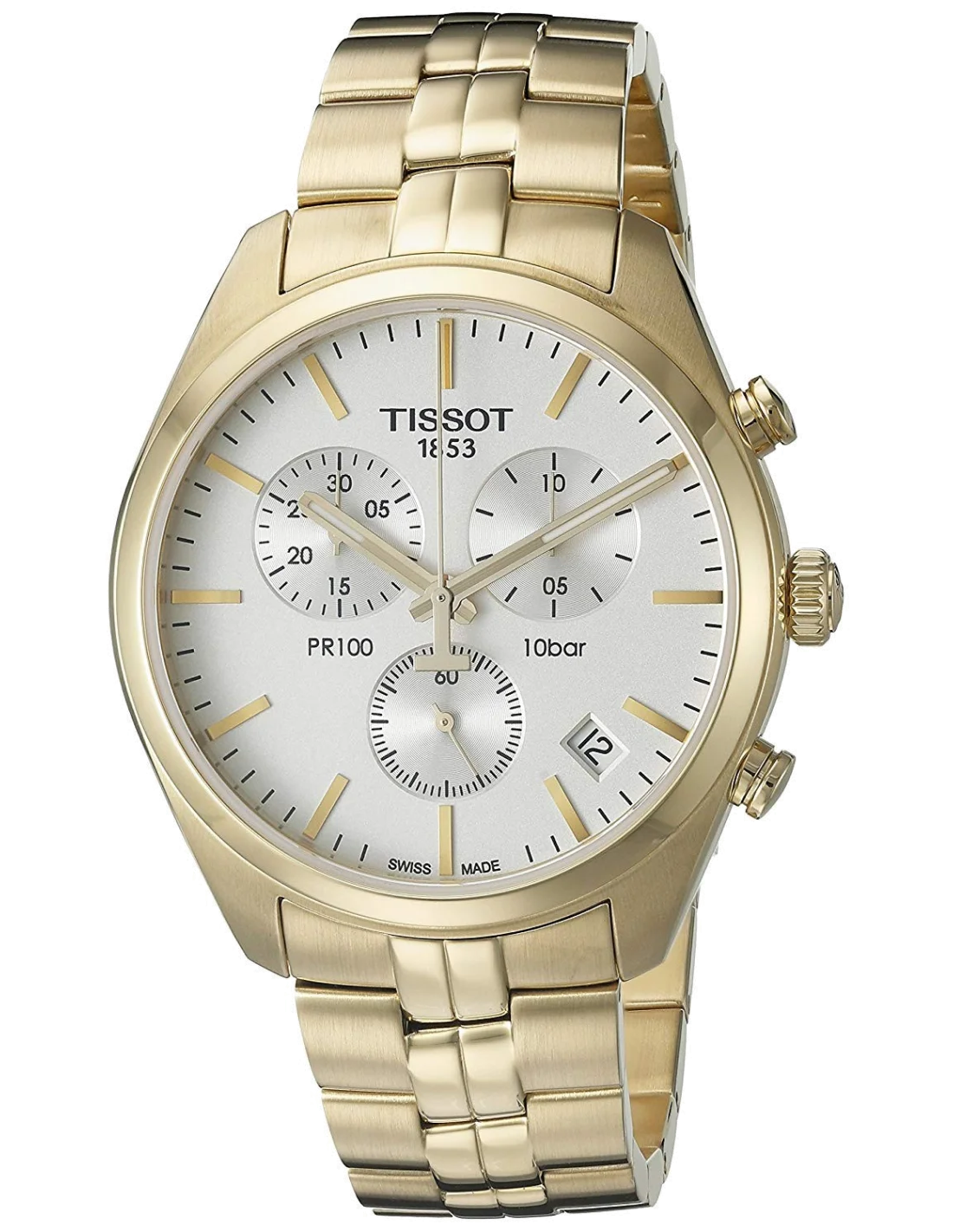 Montre Homme Tissot PR 100 T1014173303100 Or