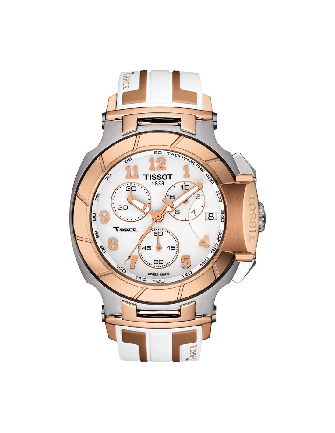 Montre Femme Tissot T Race T0484172701200 Blanc