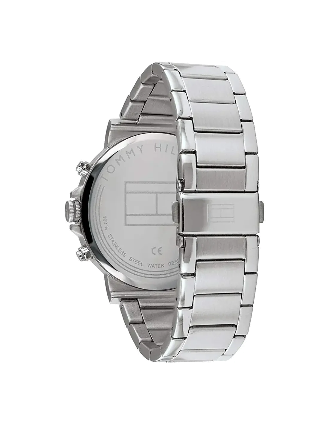 Montre Homme Tommy Hilfiger 1710382 Daniel - Boîtier Acier Argent, Cadran Noir, Bracelet Acier vue 3