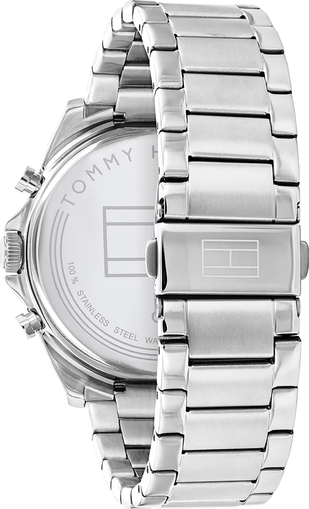 Montre Homme Tommy Hilfiger 1710448 Baker - Boîtier Acier Poli & Cadran Bleu vue 3