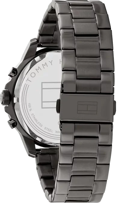 Montre Homme Tommy Hilfiger 1710479 Henry Automatique Squelette Gris Acier vue 3