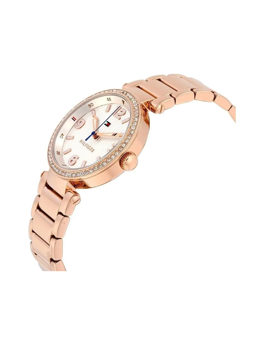 Montre Femme Tommy Hilfiger 1781590 en Acier Or Rose - Cadran Blanc 32mm vue 2