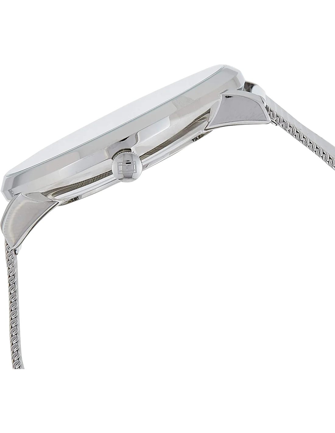 Montre Femme Tommy Hilfiger 1781942 Cadran Argent Bracelet Maille Milanaise Acier vue 2