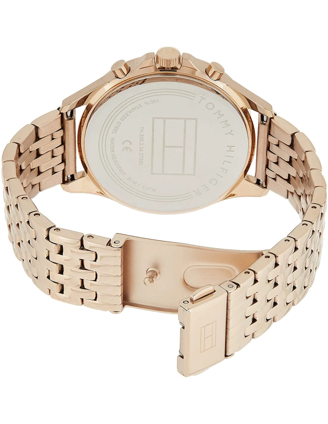Montre Tommy Hilfiger Ari 1781978 Femme - Boîtier Or Rose, Cadran Argent vue 2