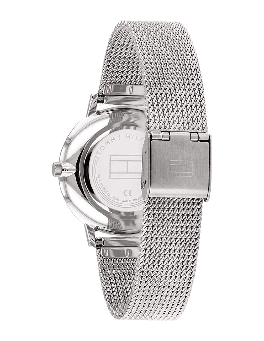 Montre Femme Tommy Hilfiger Pippa 1782149 - Cadran Bleu, Boîtier Argent, Bracelet Maille Milanaise vue 3