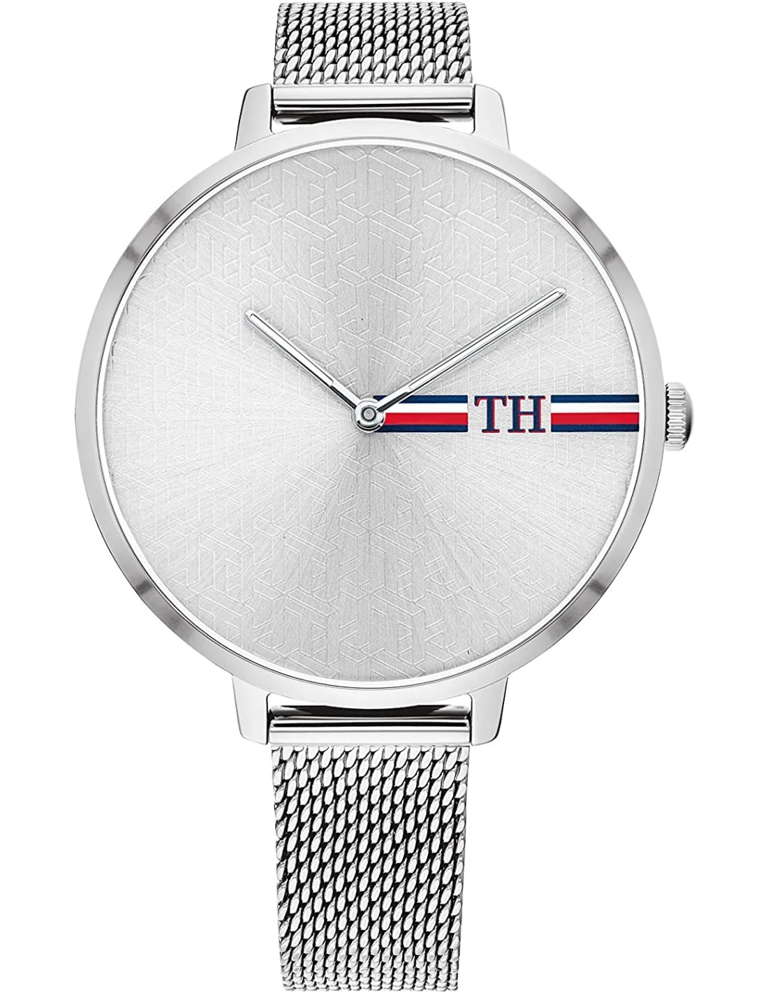 Montre Tommy Hilfiger Alexa 1782157 pour Femme, Cadran et Maille Milanaise Argent