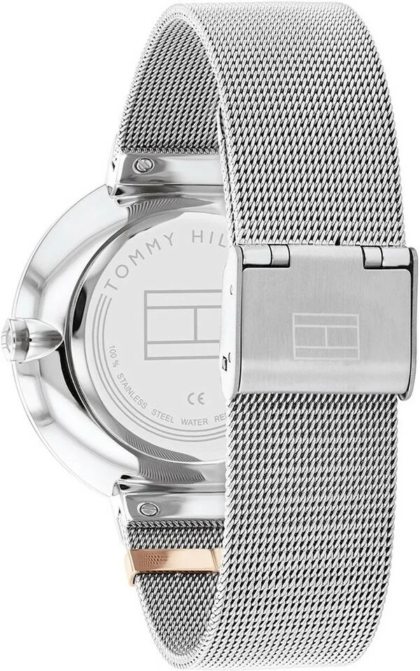Montre Tommy Hilfiger Lidia 1782537 pour Femme, Cadran et Bracelet Milanais Acier Argenté vue 3