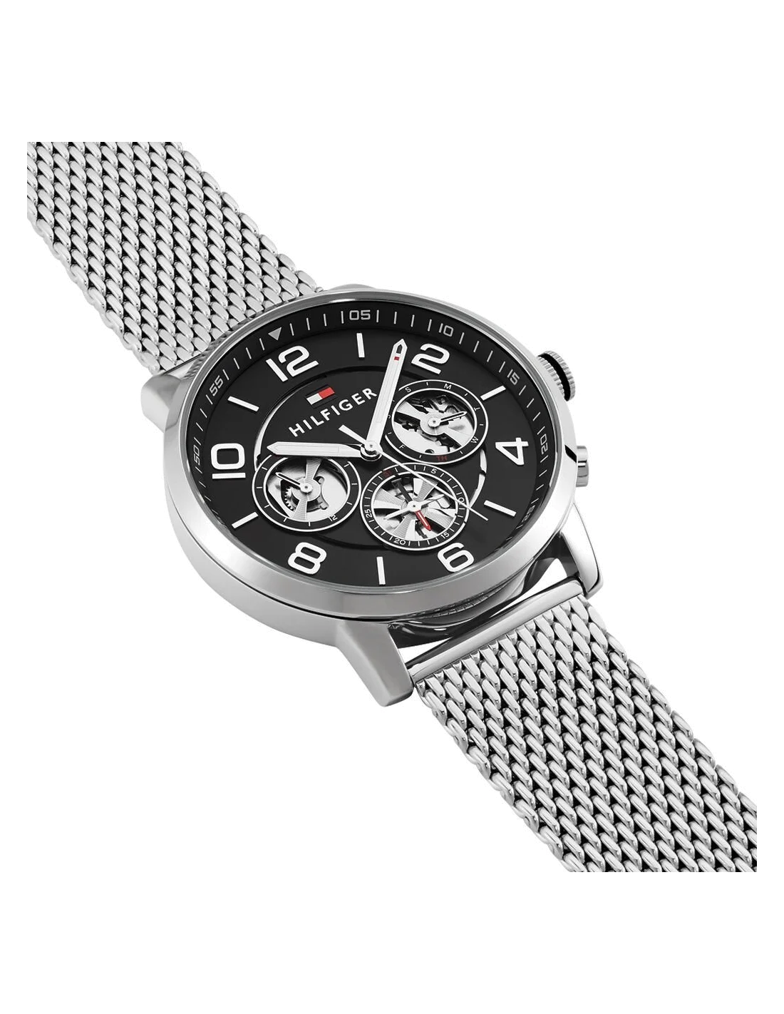 Montre Homme Tommy Hilfiger 1791292 - Acier Poli, Cadran Bleu Marine, Bracelet Maille vue 2