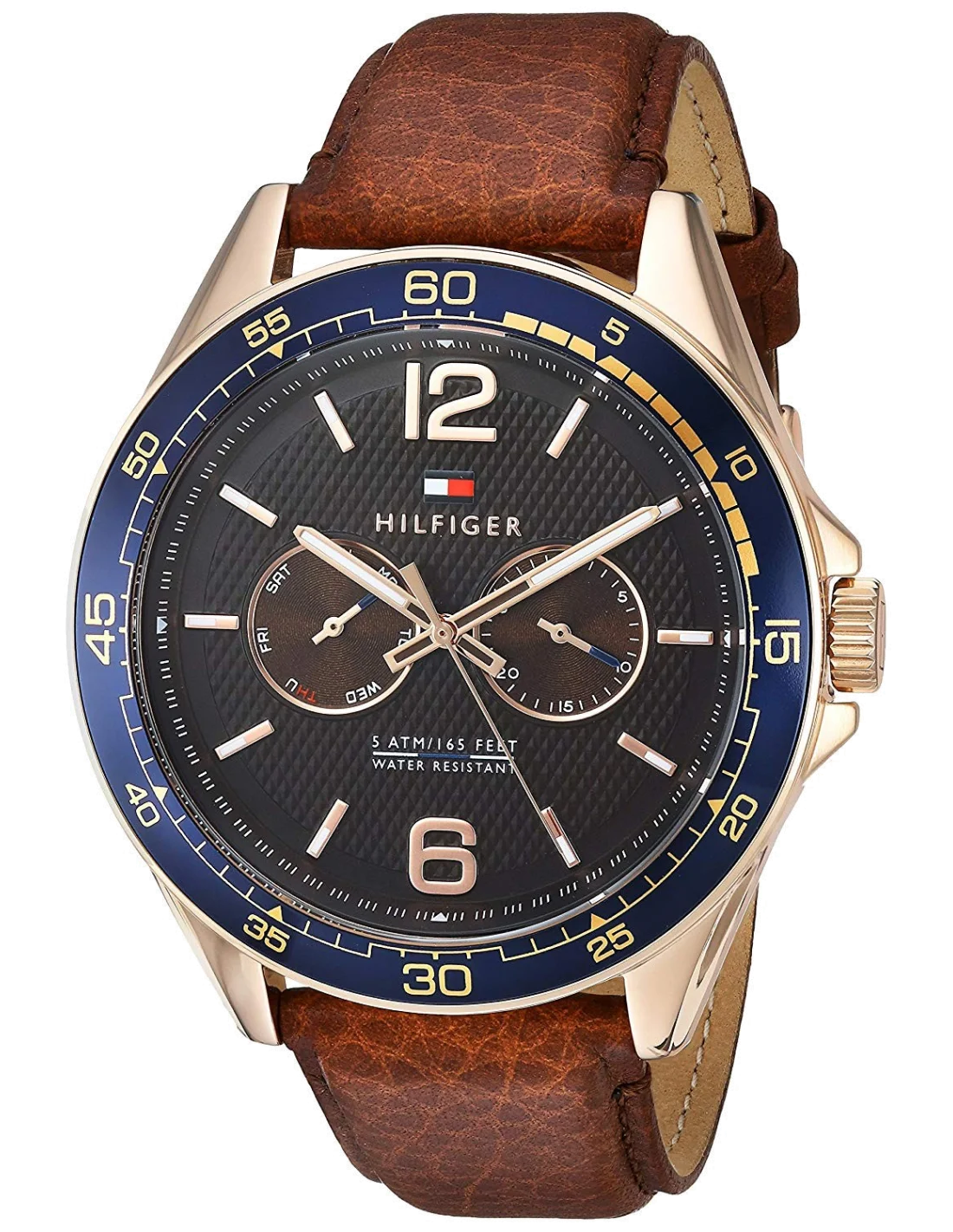 Montre Homme Tommy Hilfiger Sophisticated Sport 1791367 - Cadran et Bracelet Cuir Marron