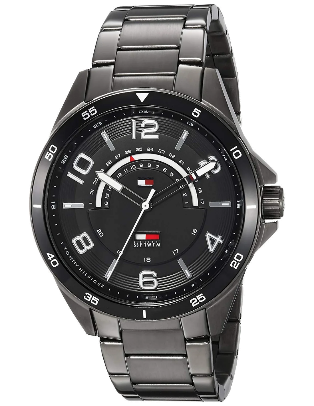 Montre Homme Tommy Hilfiger 1791393 Acier Noir et Gris
