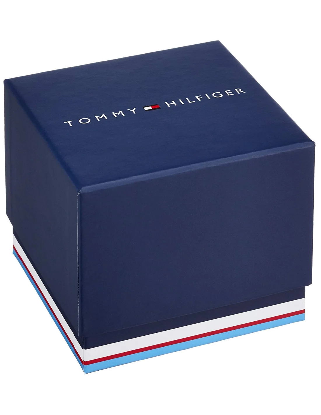 Montre Homme Tommy Hilfiger Damon 1791415 - Cadran Noir, Boîtier et Bracelet Maille Milanaise Argent vue 5