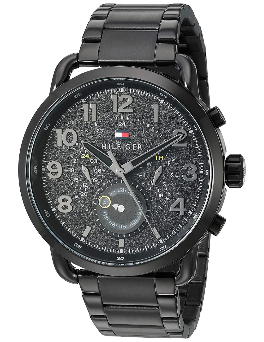 Montre Homme Tommy Hilfiger Briggs 1791423 en acier noir