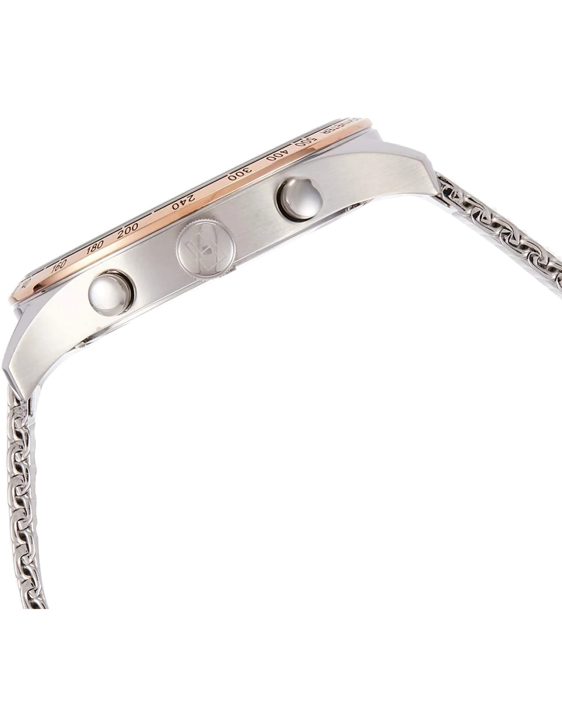 Montre Homme Tommy Hilfiger 1791466 Gavin - Boîtier Acier, Cadran Noir, Bracelet Acier Brun vue 2