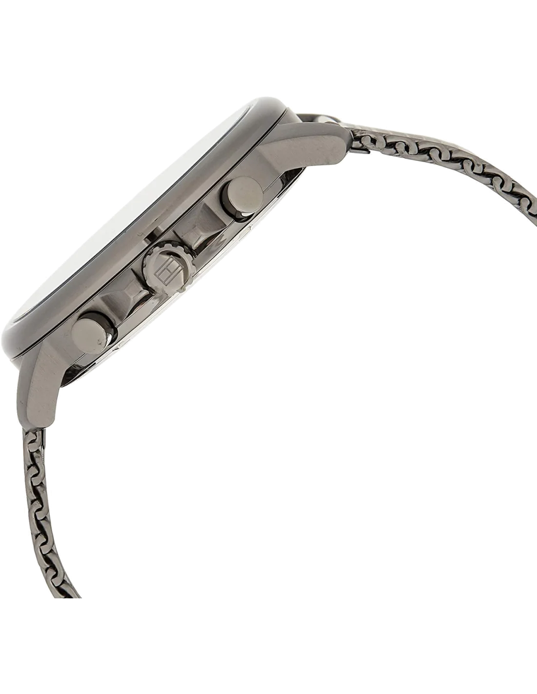 Montre Homme Tommy Hilfiger 1791530 Cadran Bleu Multifonction Bracelet Acier Brun vue 2