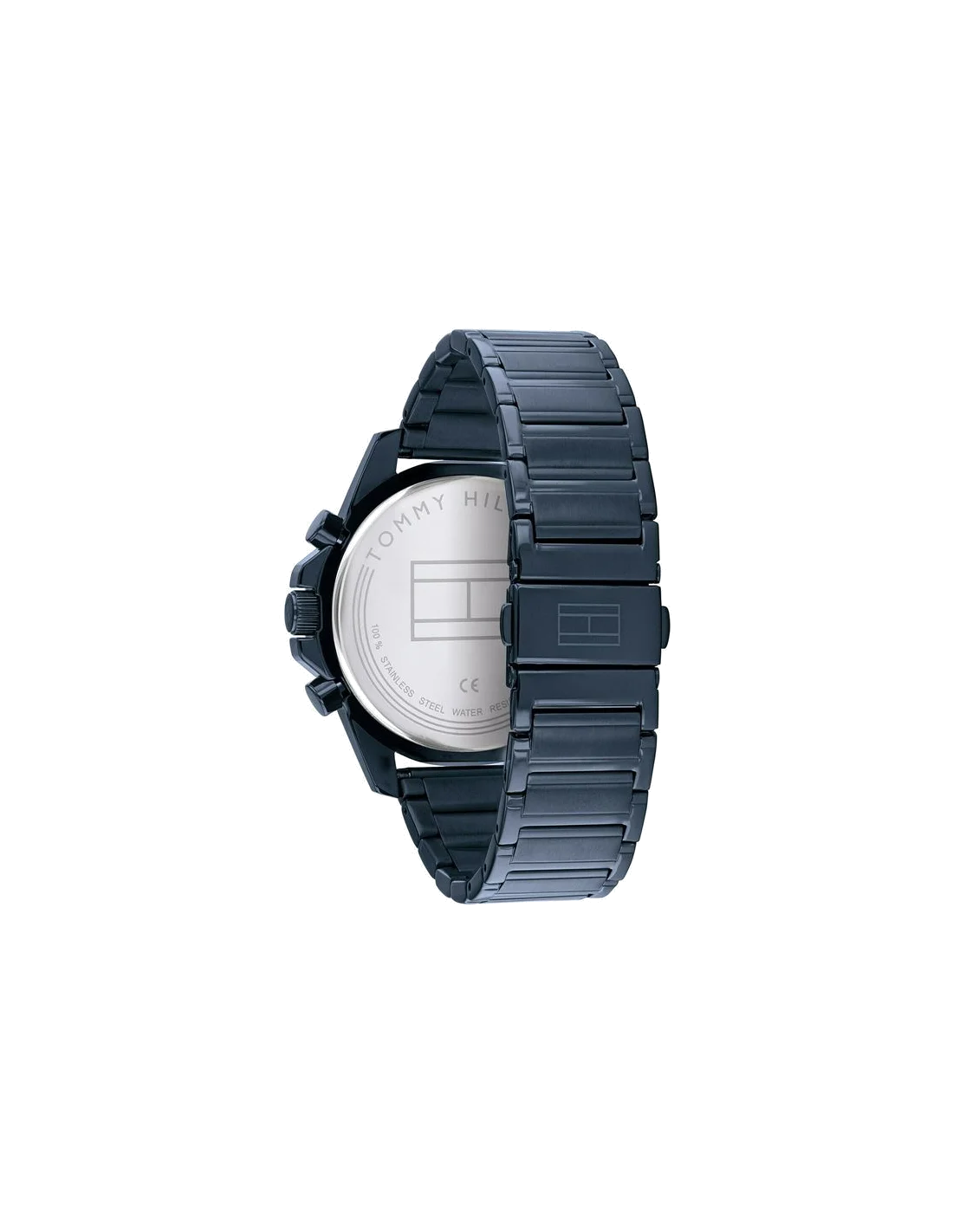 Montre Homme Tommy Hilfiger Decker 1791560 - Boîtier et bracelet acier bleu vue 2