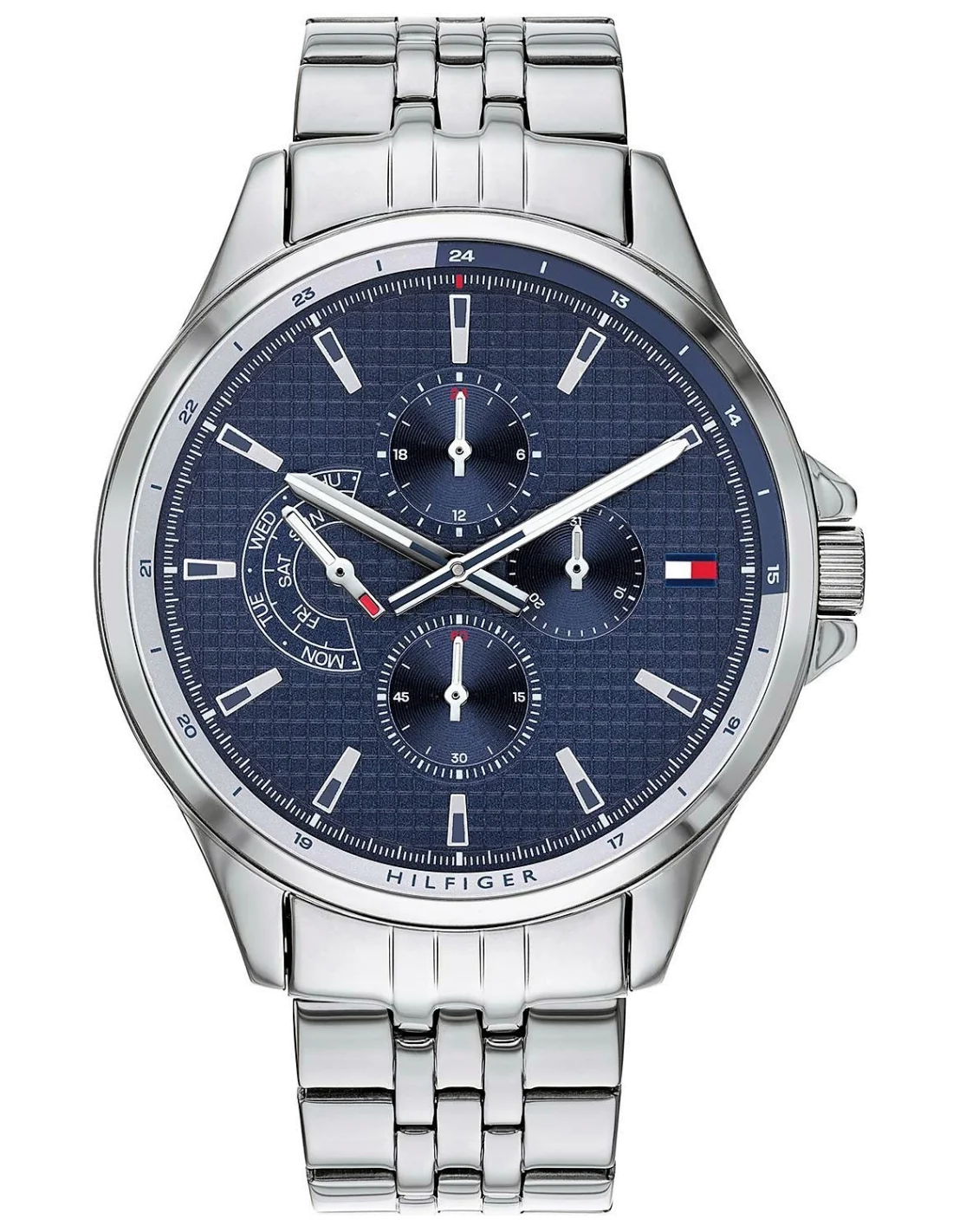 Montre Homme Tommy Hilfiger 1791612 Shawn - Boîtier Acier Doré, Cadran Bleu