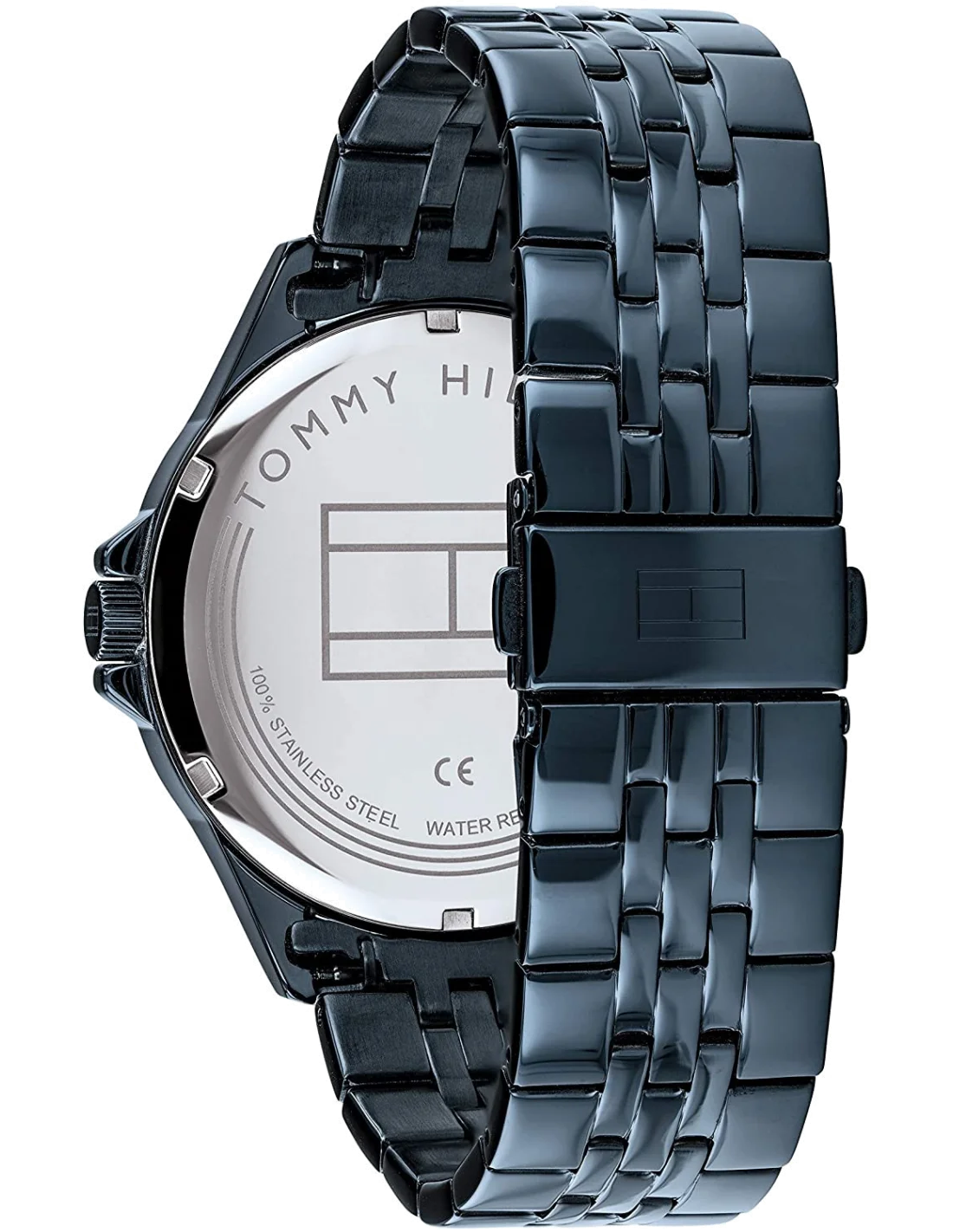 Montre Homme Tommy Hilfiger Shawn 1791618 Cadran Bleu Acier Bracelet Acier Brun vue 2