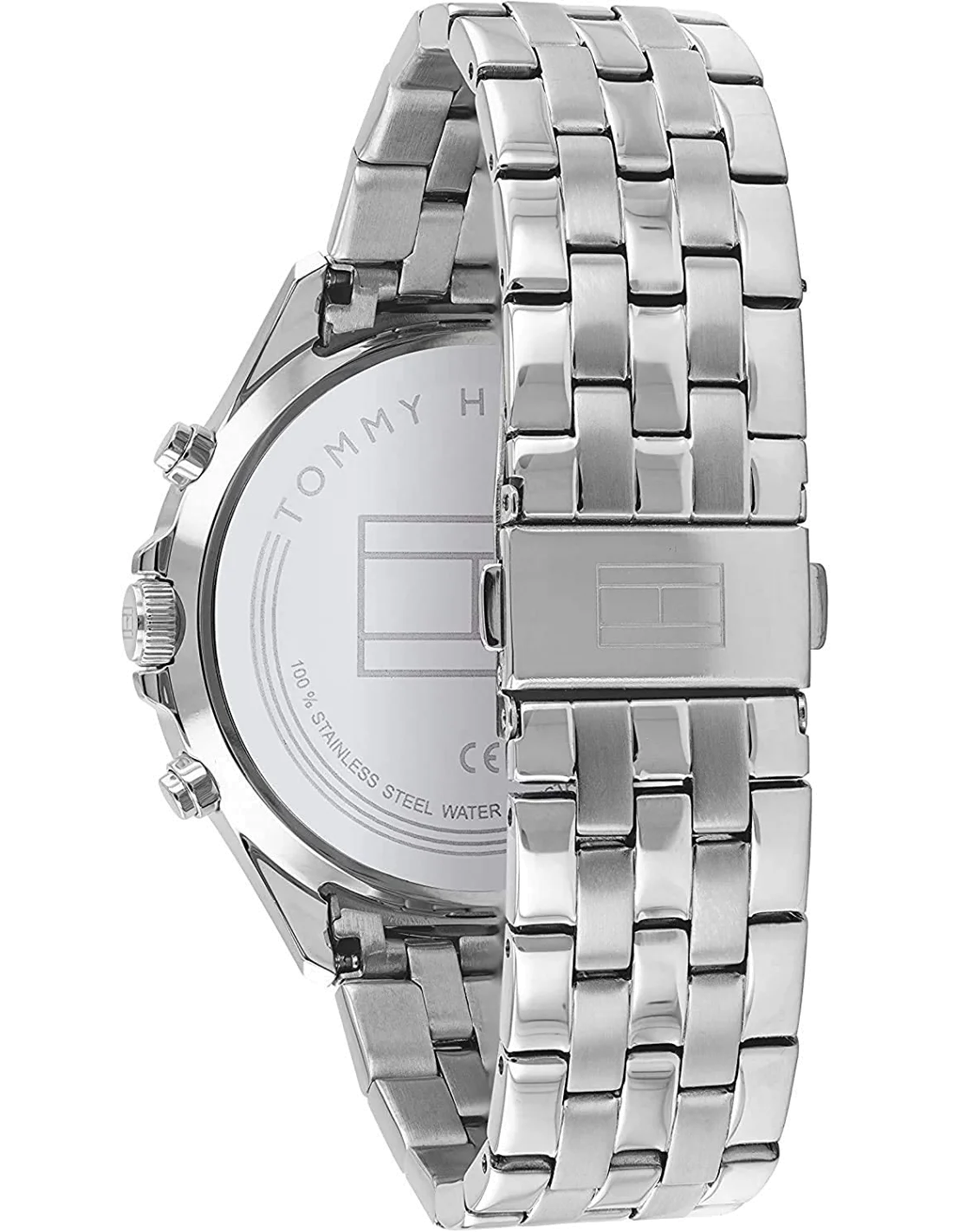 Montre Homme Tommy Hilfiger 1791707 Cadran Noir Bracelet Acier vue 3