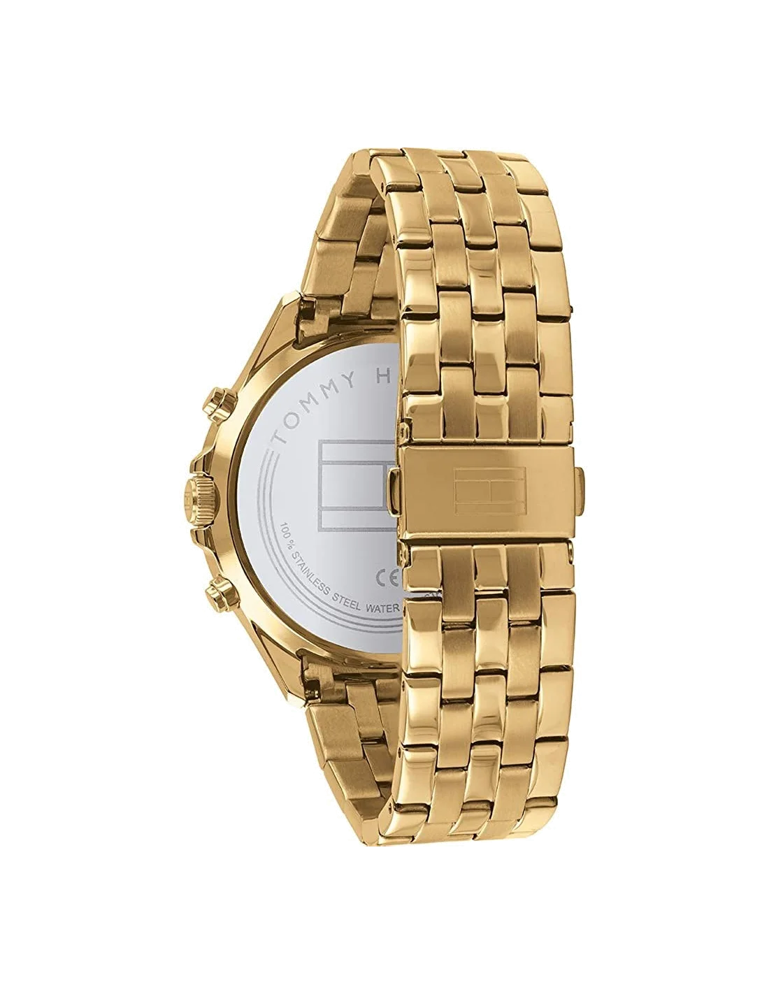 Montre Homme Tommy Hilfiger West 1791708 en acier doré multifonction vue 2