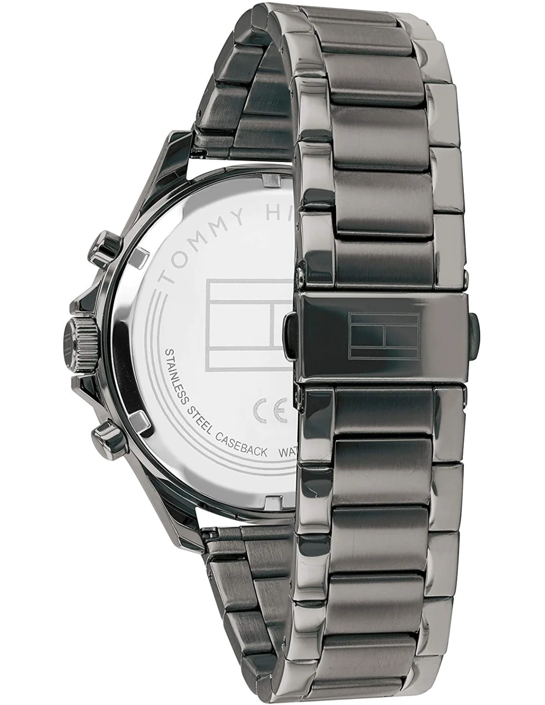 Montre Homme Tommy Hilfiger Bank 1791719 Cadran Bleu Multifonction Bracelet Acier vue 2