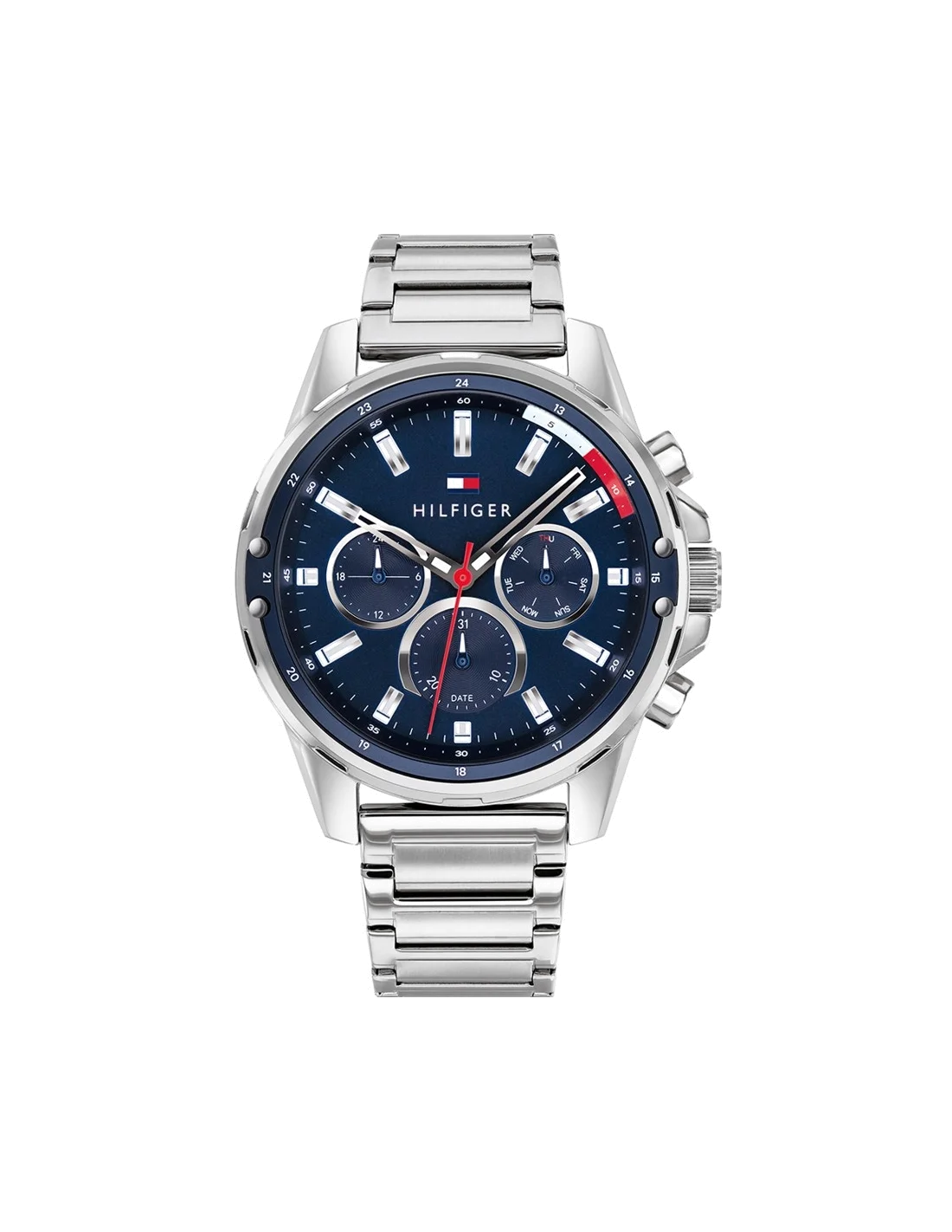 Montre Homme Tommy Hilfiger 1791788 Chronographe Acier Cadran Bleu