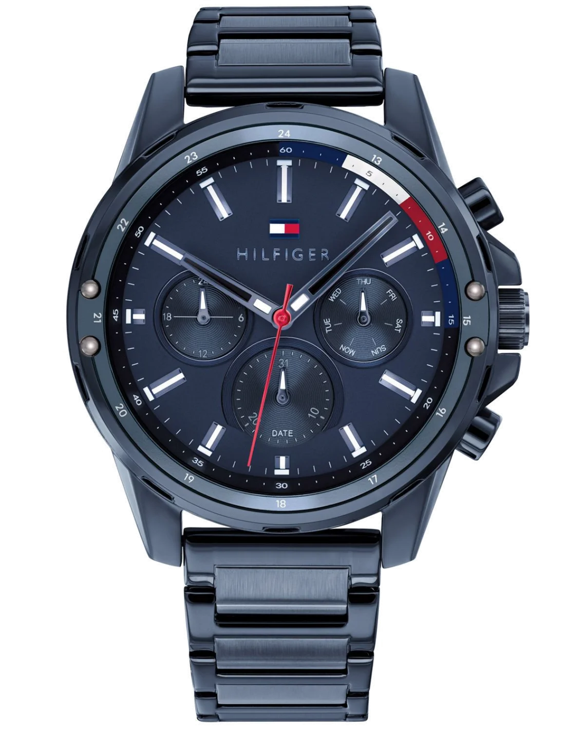 Montre Homme Tommy Hilfiger 1791789 Mason Chronographe Acier Cadran Bleu