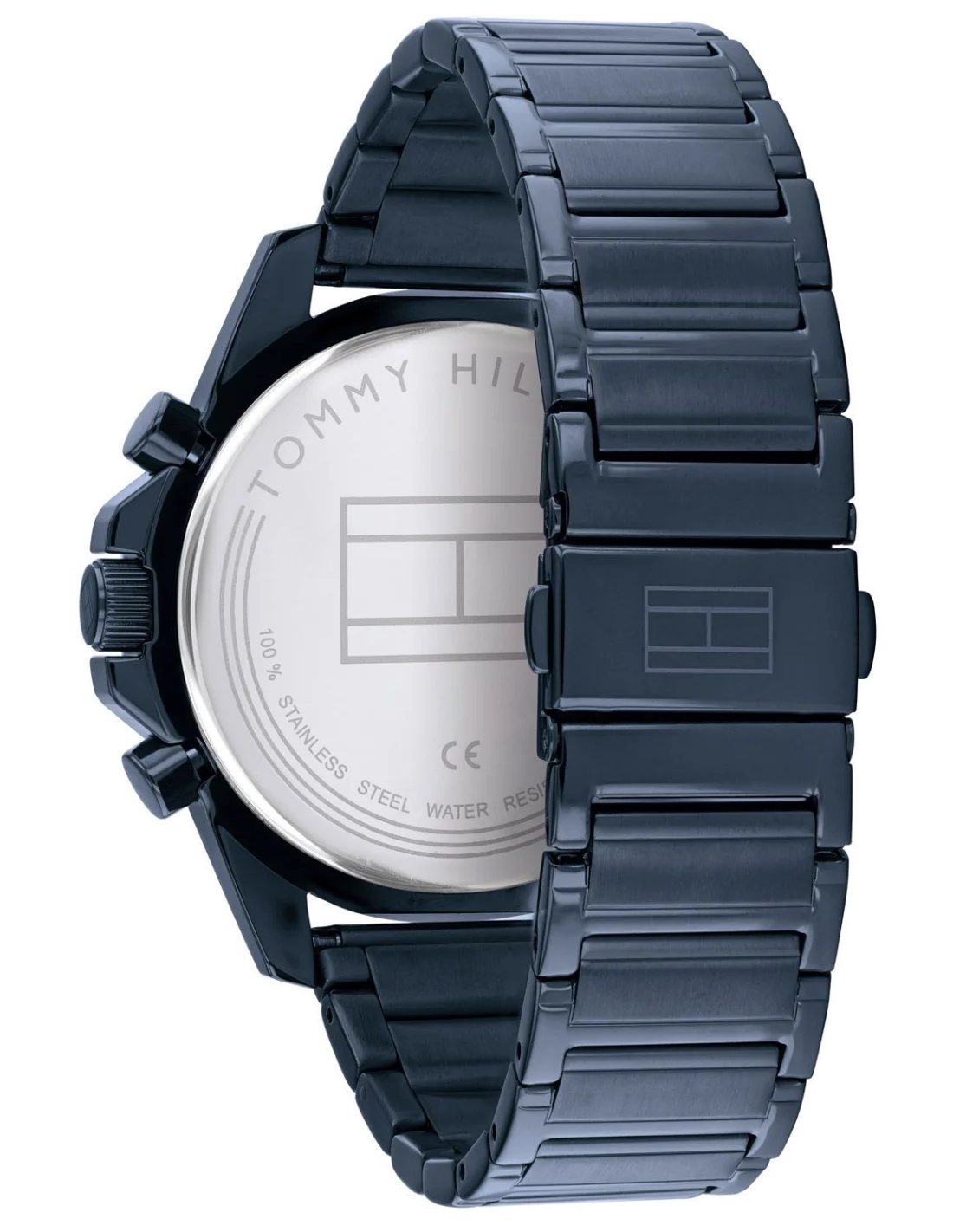 Montre Homme Tommy Hilfiger 1791789 Mason Chronographe Acier Cadran Bleu vue 3