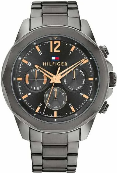 Montre Homme Tommy Hilfiger Lars 1792061 en acier gris