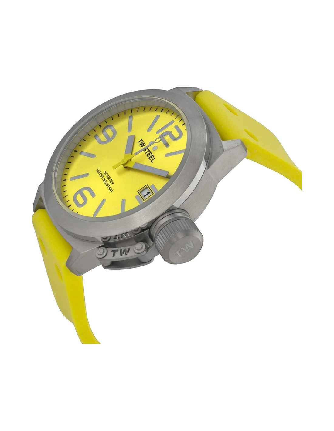Montre Homme TW Steel Canteen TW520 Jaune vue 2