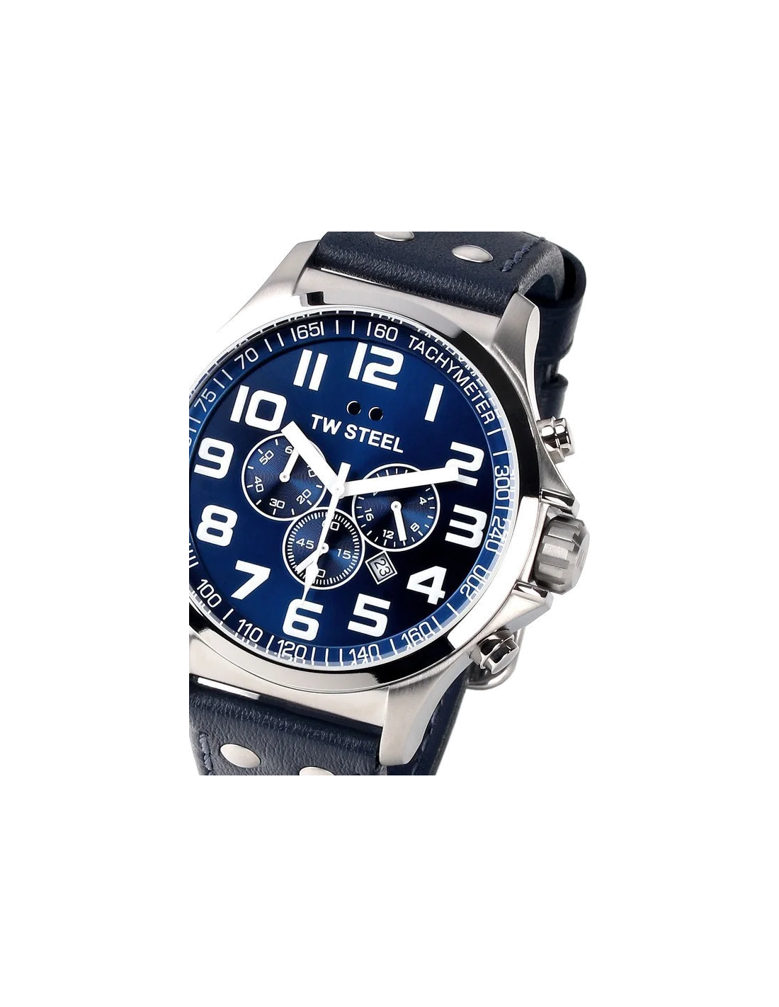 Montre Homme TW Steel Pilot TW403 Bleu vue 2
