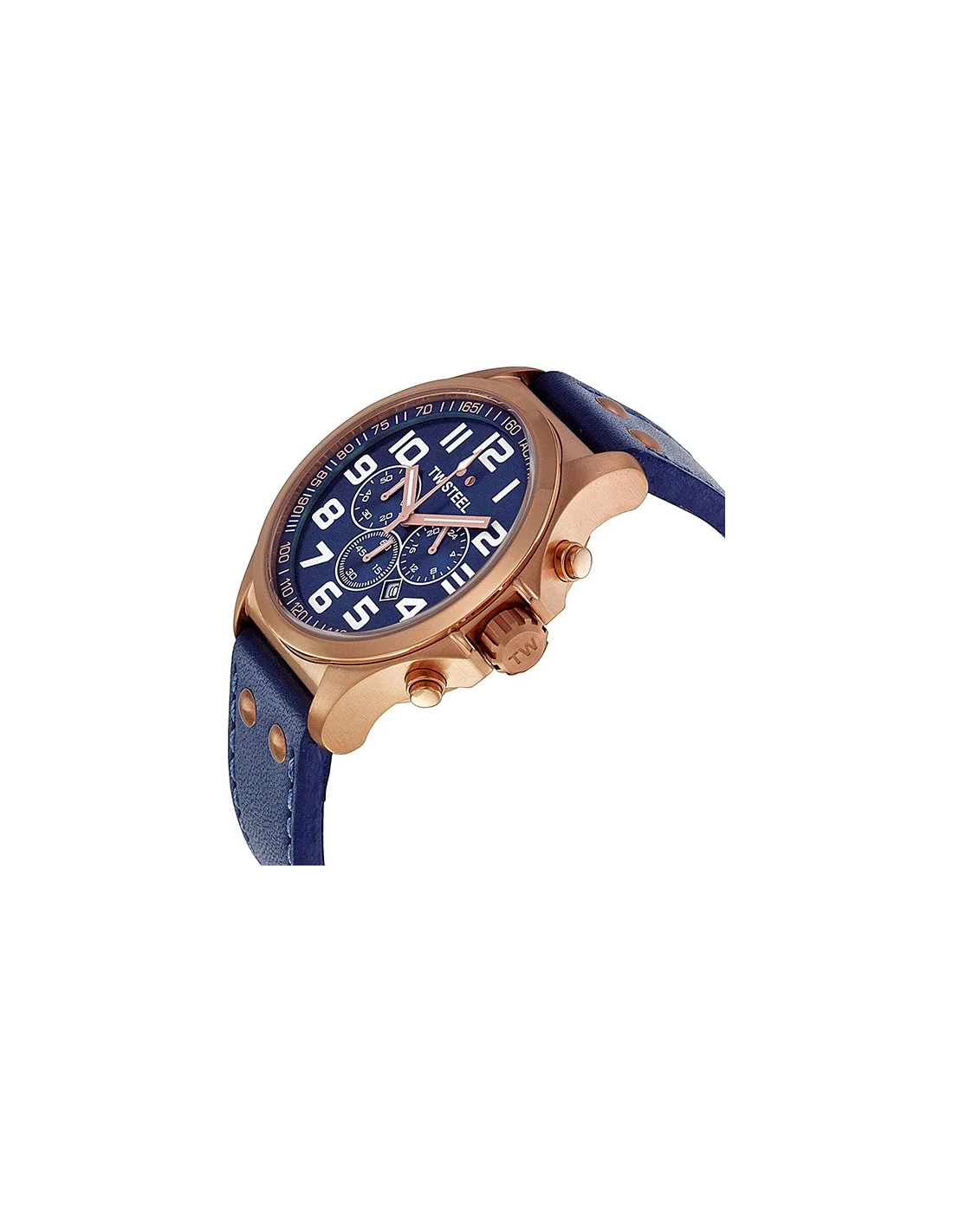 Montre Homme TW Steel Pilot TW406 Bleu vue 2