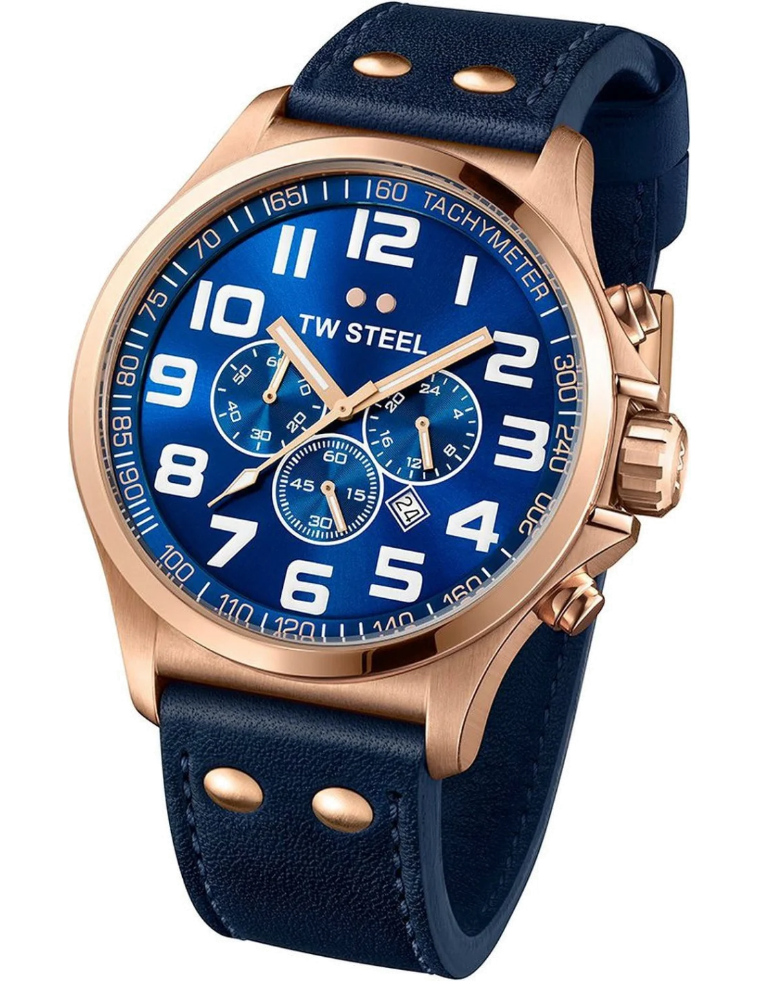 Montre Homme TW Steel Pilot TW406 Bleu