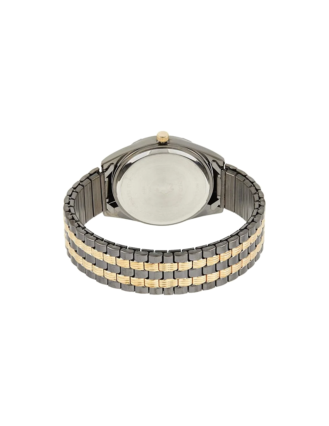 Montre Homme US Polo USC80047, boîtier bicolore gris et or, bracelet noir vue 2