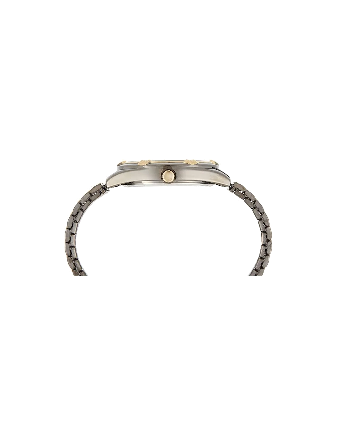 Montre Homme US Polo USC80047, boîtier bicolore gris et or, bracelet noir vue 3