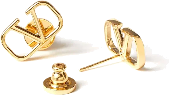 Boucles d'oreilles Valentino Garavani Vlogo Signature en métal vue 3