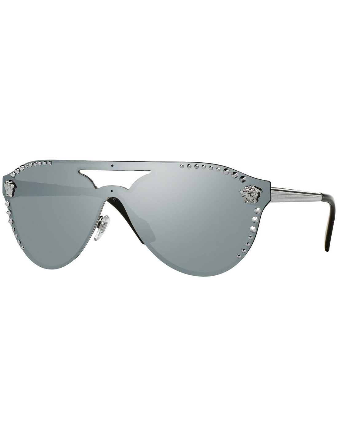 Lunettes de soleil Versace VE2161 Masque - Argent