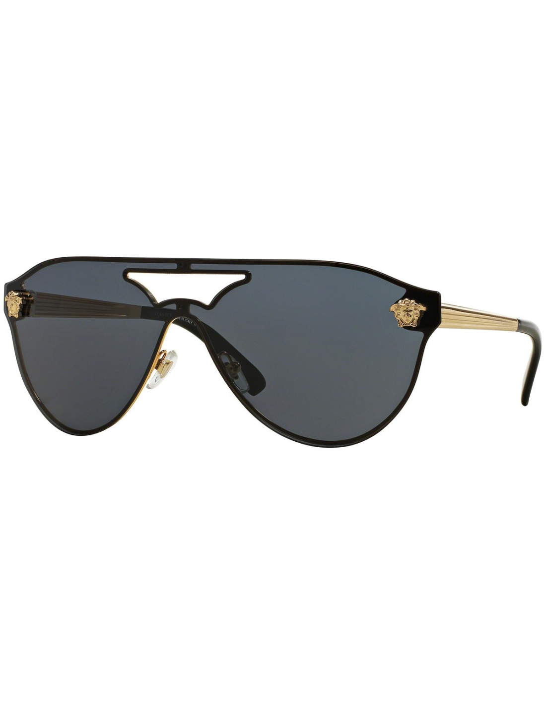 Lunettes de soleil Versace VE2161 Masque - Noir-Or