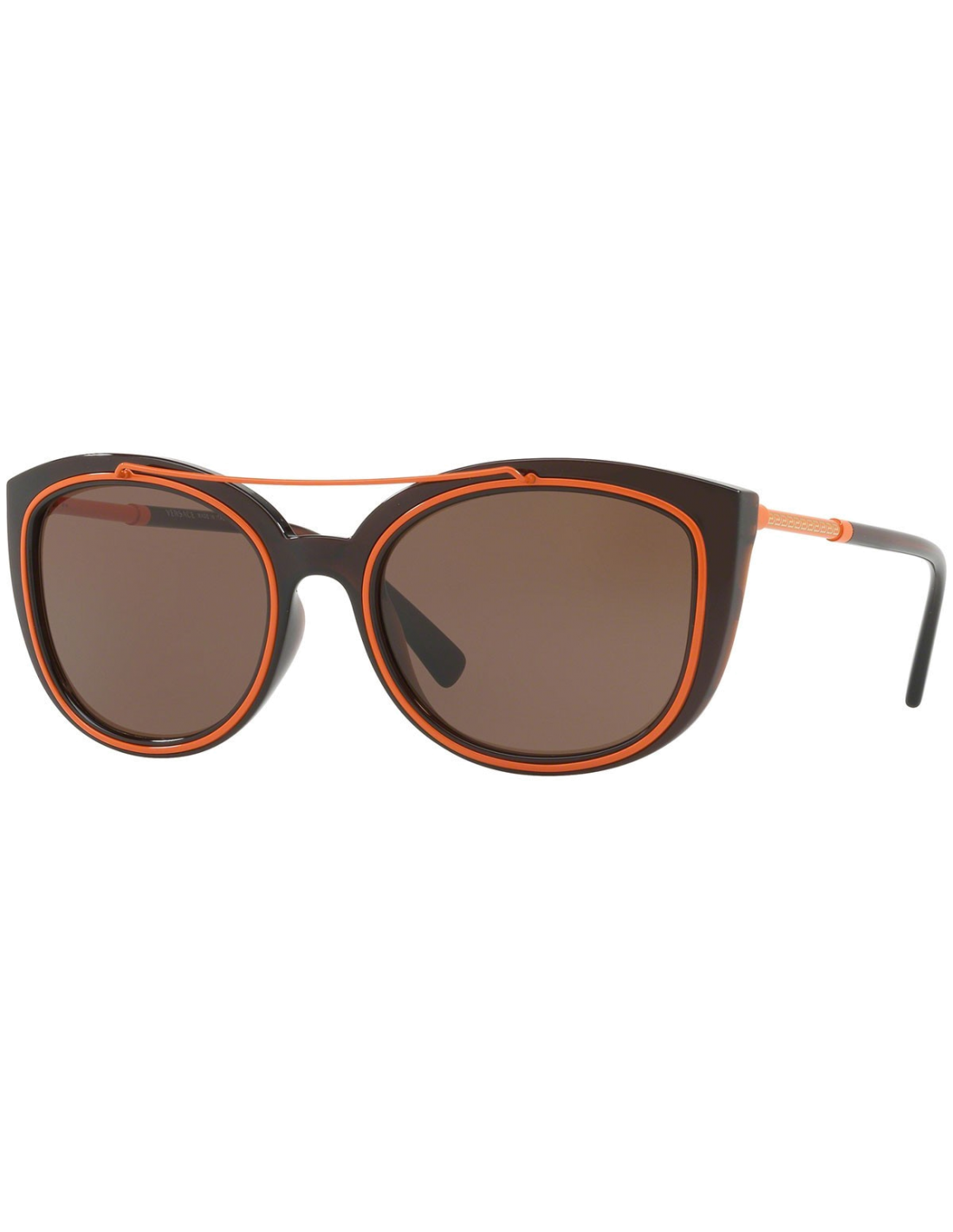 Lunettes de soleil Versace VE4336 - Havana - Orange