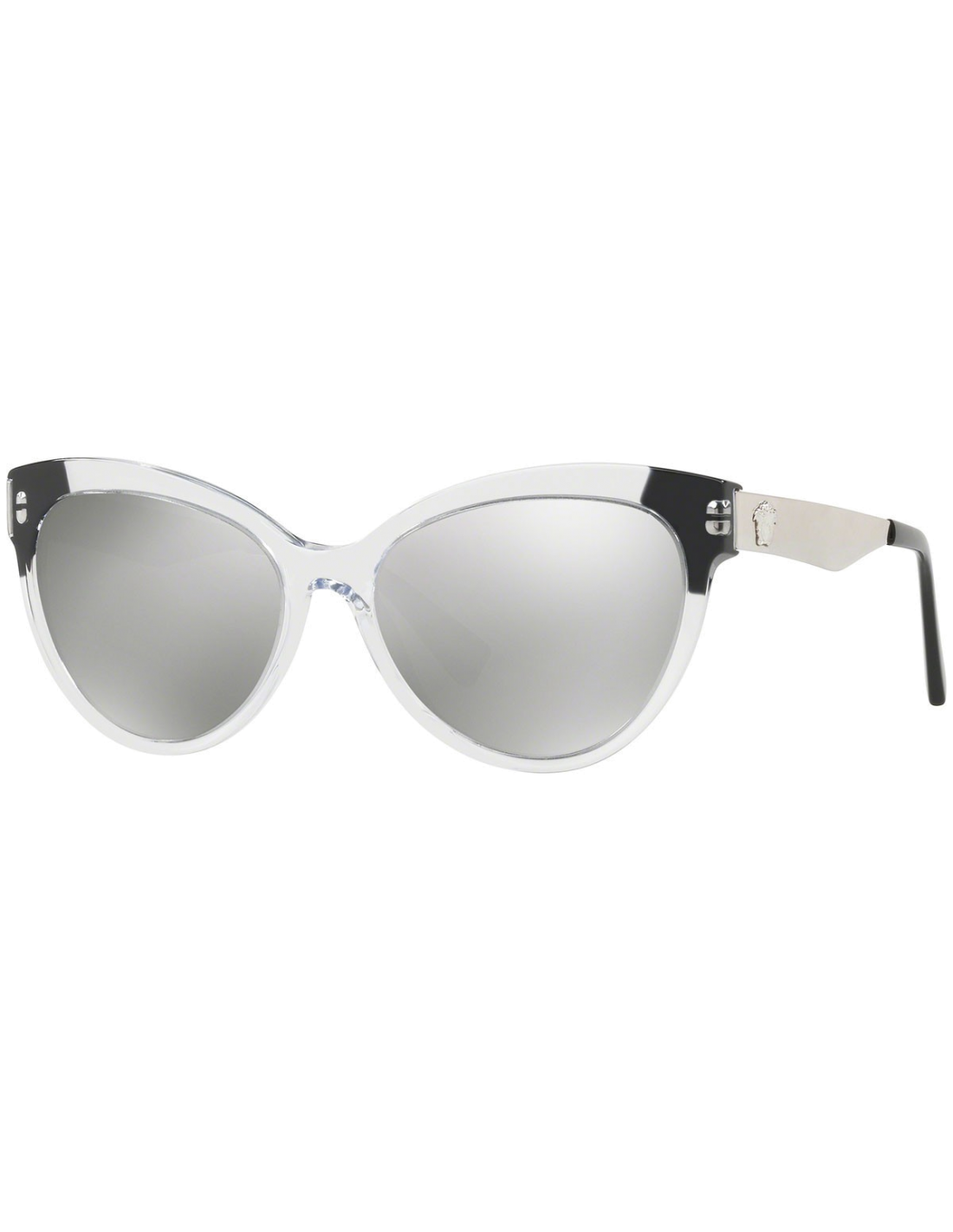 Lunettes de soleil Versace VE4338 - Transparent - Noir