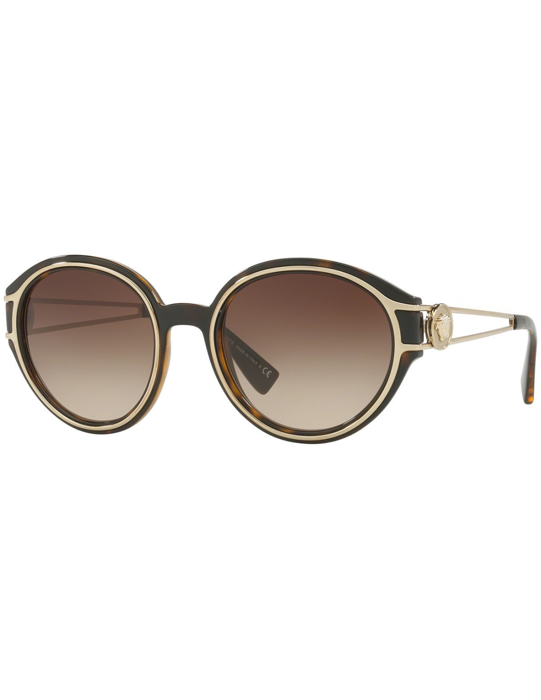 Lunettes de soleil Versace VE4342 - Havana - Or