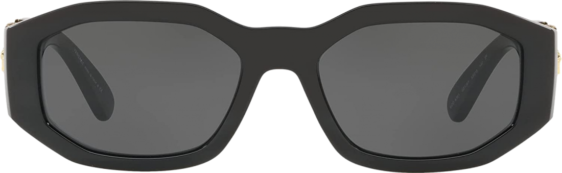 Lunettes de soleil Medusa Biggie Versace VE4361 en acétate - Noir vue 2