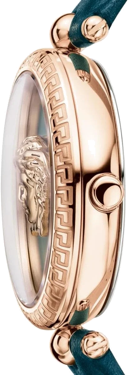 Montre Versace VECQ00318 Palazzo Empire pour Femme, Cadran Vert, Bracelet Cuir Vert vue 3