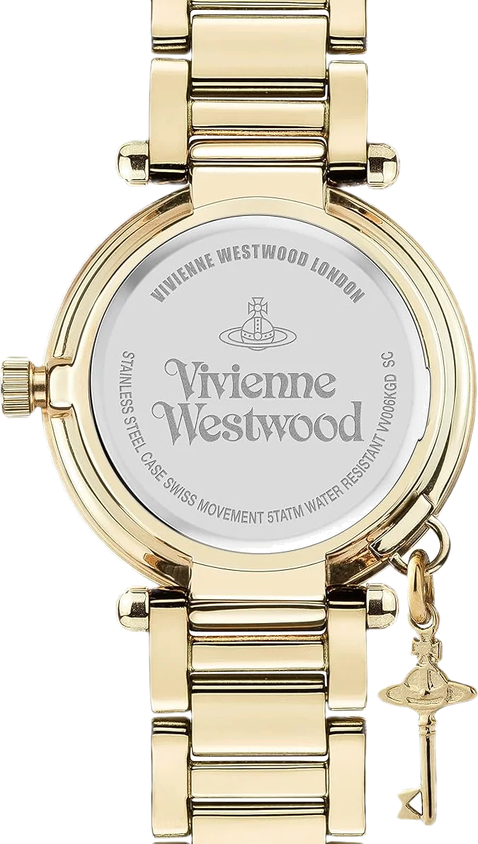 Montre Femme Vivienne Westwood Kensington VV006KGD - Cadran Doré Champagne, Boîtier et Bracelet Acier Inoxydable Doré vue 3
