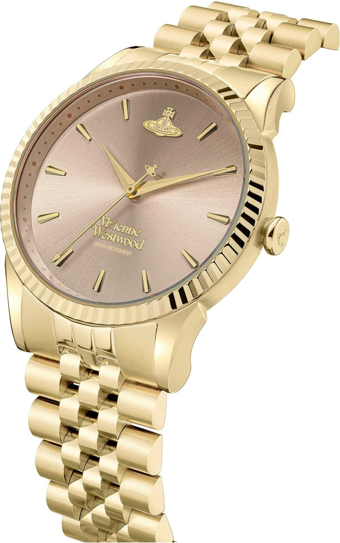 Montre Femme Vivienne Westwood VV240PKGD - Boîtier Acier Doré 38mm, Cadran Rose vue 2