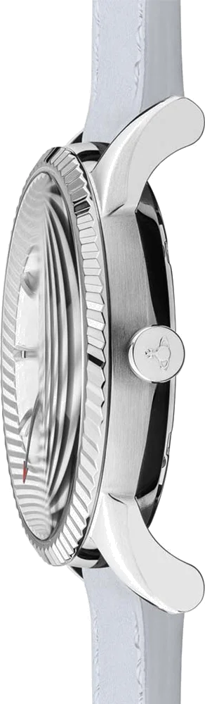 Montre Femme Vivienne Westwood Seymour VV240SLLC - Cadran blanc, bracelet cuir gris vue 3