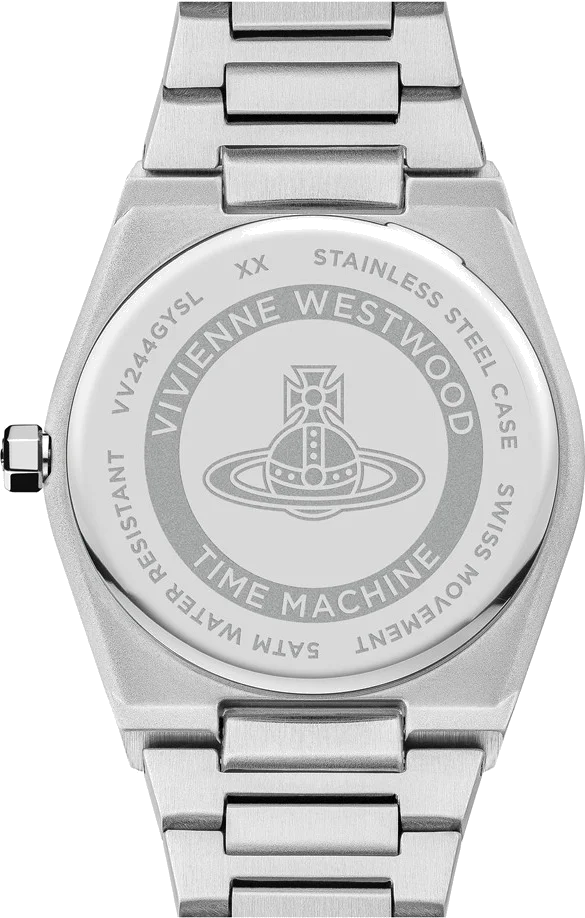 Montre Femme Vivienne Westwood Charterhouse VV244GYSL - Cadran Gris, Bracelet Acier Argenté vue 4