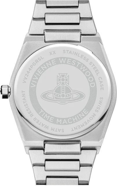Montre Femme Vivienne Westwood Charterhouse VV244PGRSL - Cadran Vert, Boîtier et Bracelet Acier Argenté vue 3