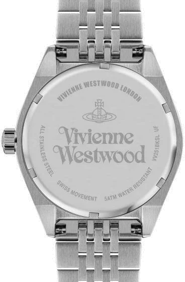 Montre Vivienne Westwood Sydenham VV251BKSL - Unisexe, Cadran Noir, Bracelet Acier Argenté vue 5