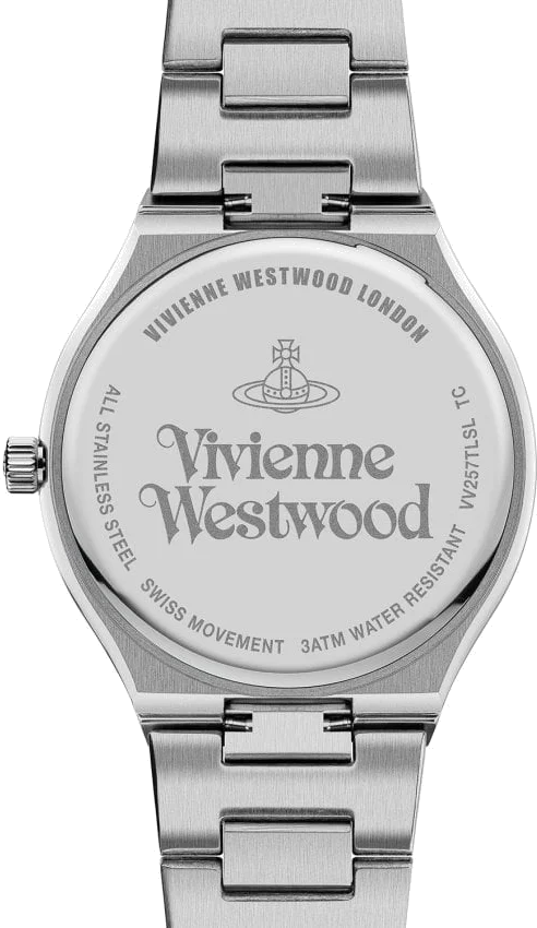 Montre Femme Vivienne Westwood Eltham VV257TLSL - Cadran Bleu & Bracelet Acier Argent vue 5