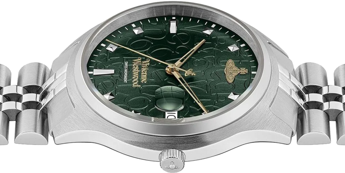Montre Femme Vivienne Westwood VV261GRSL - Cadran Vert Profond, Bracelet Acier vue 3